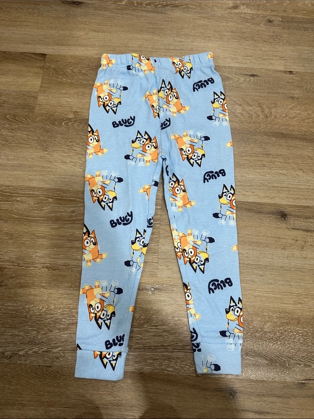 Kids Light Blue Character Pajama Pants - bluey pajama pants